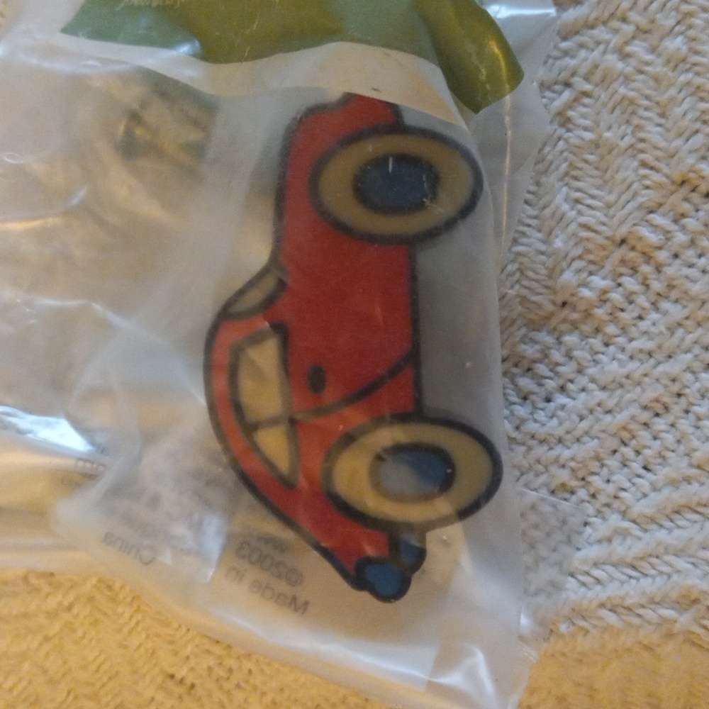 6 Enameled Metal Car Drawer Pulls